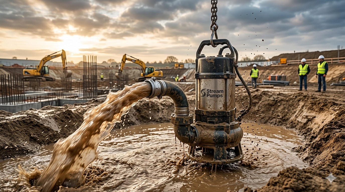 Cómo elegir bombas de drenaje para lodo y arena.