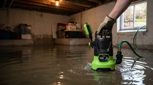 ¿Sótano inundado? Por qué necesita una bomba sumergible de reserva.