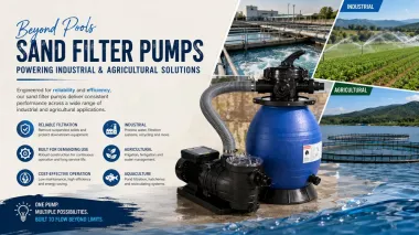 Usos industriales y agr&iacute;colas de la bomba de filtro de arena