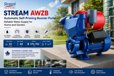 Stream AWZB: Bomba autocebante automática para suministro de agua