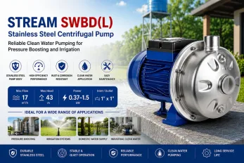Stream SWBD(L): Bomba centr&iacute;fuga de acero inoxidable para agua limpia
