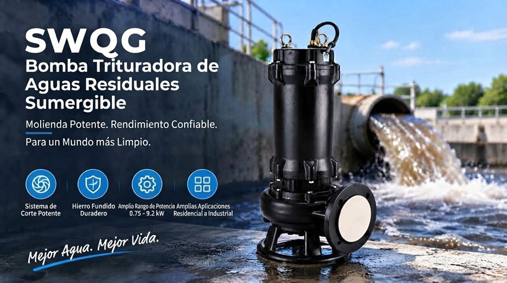 Stream SWQG: Bomba Trituradora Sumergible de Hierro Fundido para Aguas Residuales Stream SWQG: Bomba Trituradora Sumergible de Hierro Fundido para Aguas Residuales
