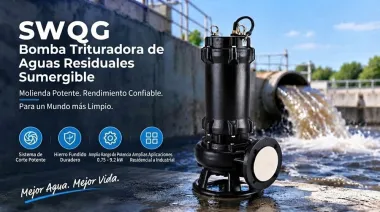 Stream SWQG: Bomba Trituradora Sumergible de Hierro Fundido para Aguas Residuales