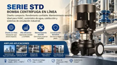 Stream STD: Bomba Centr&iacute;fuga en L&iacute;nea para Sistemas Comerciales e Industriales