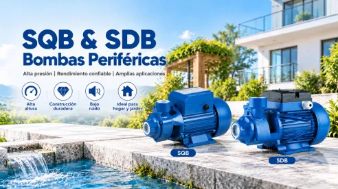 Bombas periféricas Stream SQB y SDB para aumentar la presión