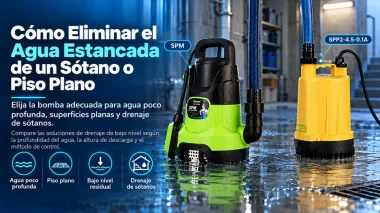 C&oacute;mo eliminar agua estancada de un s&oacute;tano o suelo