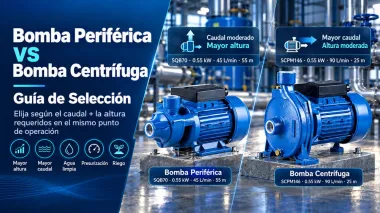 Bomba perif&eacute;rica vs centr&iacute;fuga: diferencias y usos