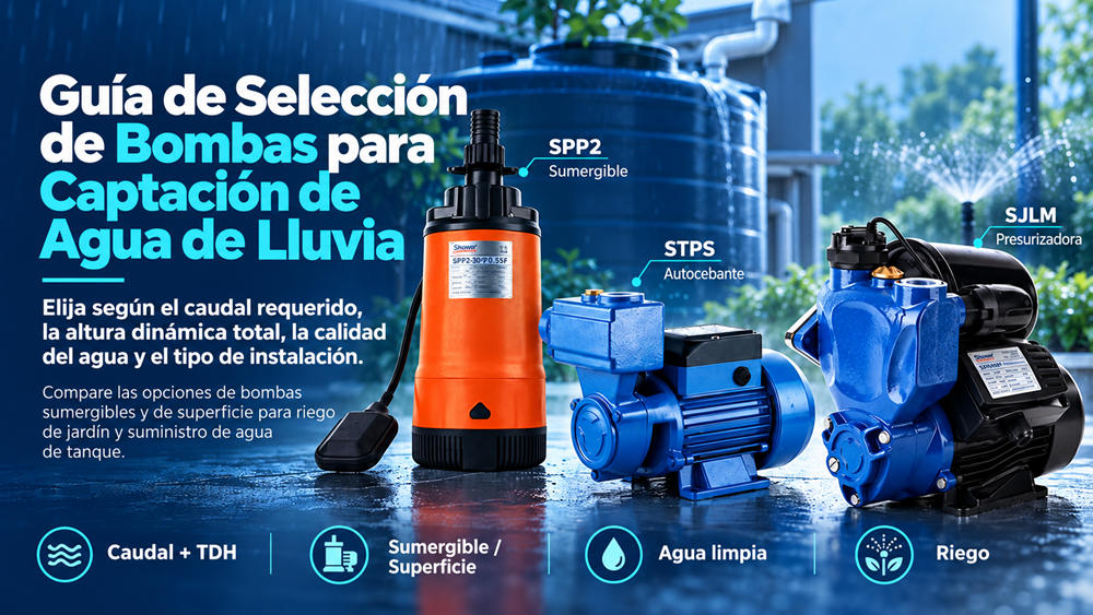 Cómo elegir una bomba para recoger agua de lluvia Cómo elegir una bomba para recoger agua de lluvia