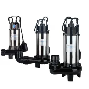 Bomba sumergible para aguas residuales con impulsor cortador — SVD