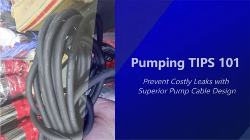 Proteja su bomba de sumidero con una conexión de cable hermética