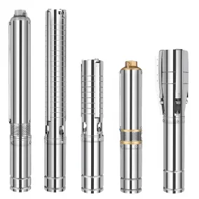 Bomba de pozo solar con motor lleno de aceite