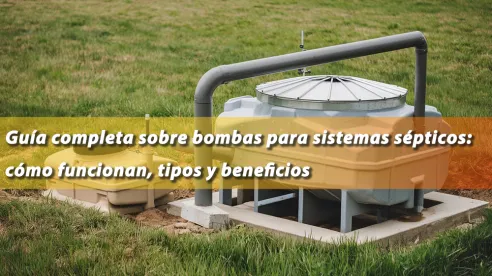 Guía completa sobre bombas para sistemas sépticos: cómo funcionan, tipos y beneficios