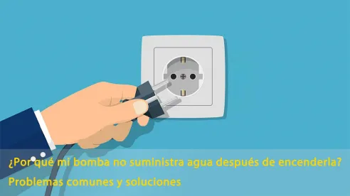 ¿Por qué mi bomba no suministra agua después de encenderla? Problemas comunes y soluciones