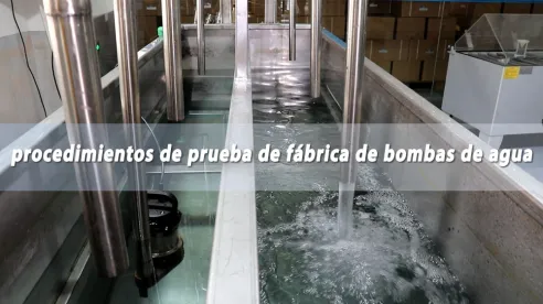 Procedimientos de prueba de fábrica de bombas: explicación de pruebas de caudal, presión y sellado