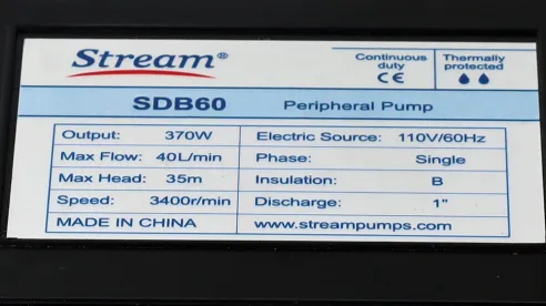 Cómo leer la placa de identificación de una bomba y sus especificaciones