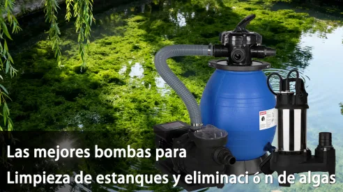 Las mejores bombas para la limpieza de estanques y la eliminación de algas