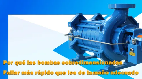 ¿Por qué las bombas sobredimensionadas fallan más rápido que las de tamaño adecuado?