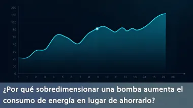 &iquest;Por qu&eacute; sobredimensionar una bomba aumenta el consumo de energ&iacute;a en lugar de ahorrarlo?