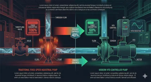Reduzca la factura eléctrica de las bombas en un 40%: La guía de variadores de frecuencia de 2026
